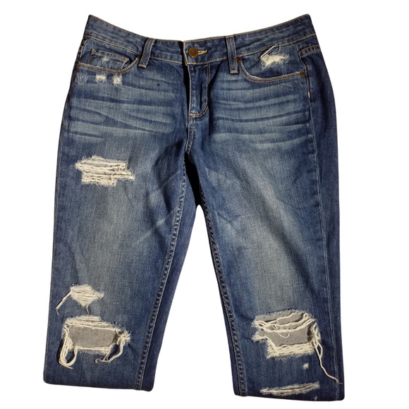 Paige Jimmy Jimmy Skinny Distressed Women’s Jeans – Blue – Size 26 - Picture 1 of 7